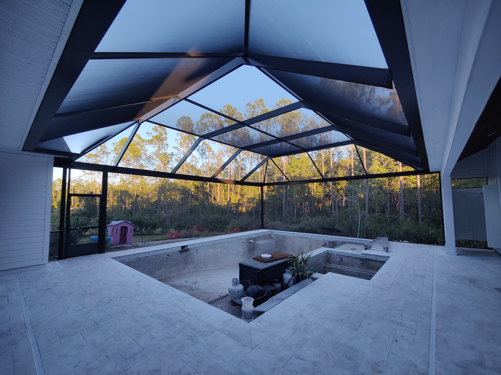 Custom Birdcage Pool Covering in Nocatee FL